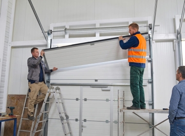 Установка ворот