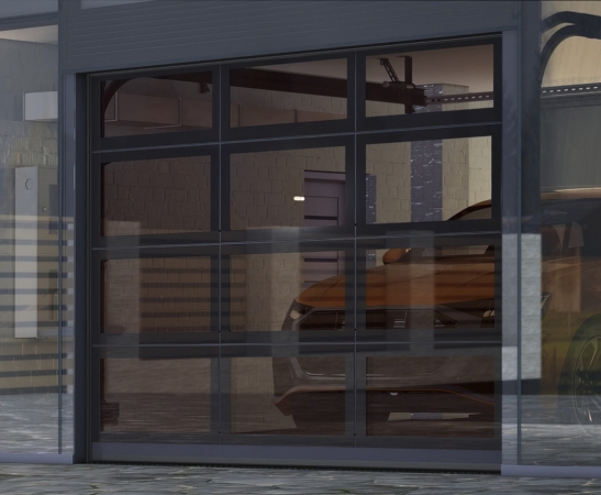 Панорамные ворота Алютех AluPro в Изобильном