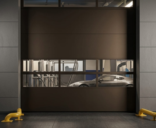 Панорамные ворота AluTherm в Изобильном