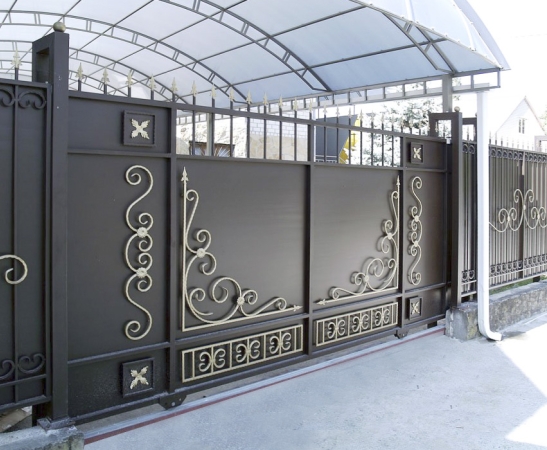 Металлические ворота в Изобильном
