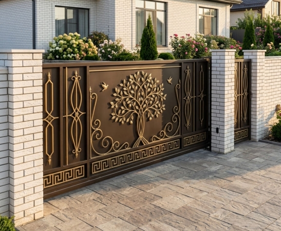 Металлические ворота в Изобильном