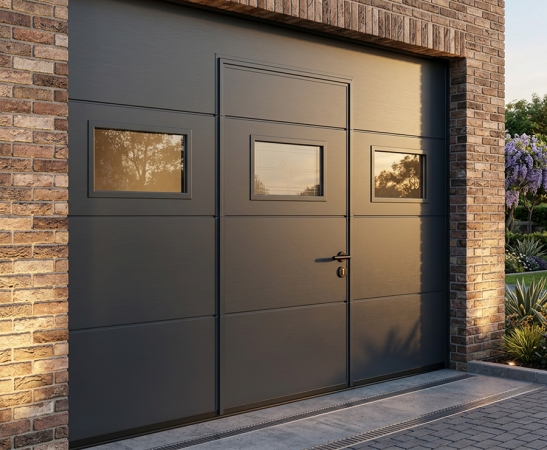 Ворота с окнами в Изобильном