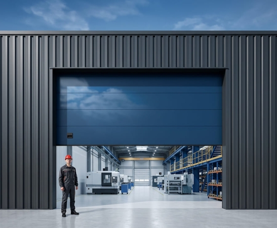 Промышленные ворота Алютех Protrend в Изобильном