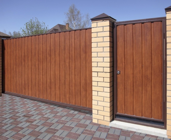 Ворота из металлического сайдинга в Изобильном