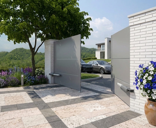 Въездные ворота в Изобильном